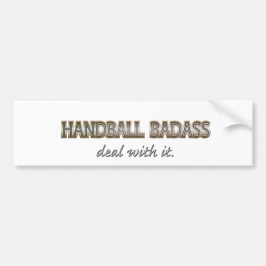 HANDBALL BUMPERSTICKER (Voorkant)