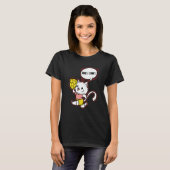 Handball Cat Here I Come Handball Player Goalkeepe T-shirt (Voorkant volledig)