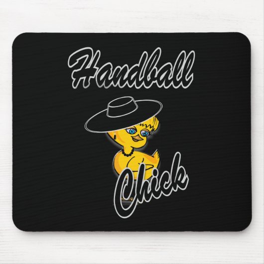 Handball Chick #4 Muismat (Voorkant)
