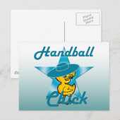 Handball Chick #7 Briefkaart (Voorkant / Achterkant)