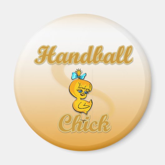 Handball Chick Magneet (Voorkant)