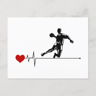 Handball Coach Handballer Funny Gezegde Briefkaart