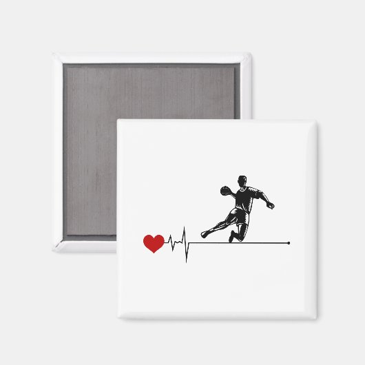 Handball Coach Handballer Funny Gezegde Magneet (Voorkant / Achterkant)