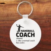 Handball Coach Handballer Funny Gezegde Sleutelhanger (Voorkant)
