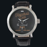 Handball dad horloge<br><div class="desc">Een origineel cadeau voor alle ventilatoradvertenties of handballspelers. Voor alle sportmannen die van handbal houden.</div>