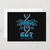 Handball DNA Briefkaart (Voorkant / Achterkant)