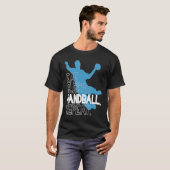 Handball Eat Sleep Handball Repeat Statement T-shirt (Voorkant volledig)