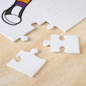 Handball Fox Handball speler Handball Legpuzzel (Zijkant)