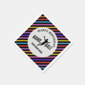 Handball Girl Birthday, Handball Player Gift Servet (Hoek)