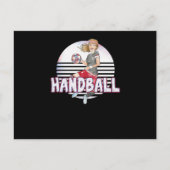 Handball Girl Paint beweren dat het balkwerende te Briefkaart (Voorkant)