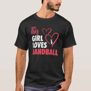 Handball Graphic voor meisjes Kinder handbal 15 T-shirt