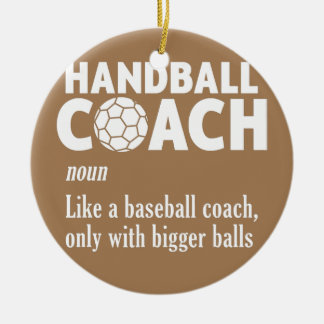 Handball Handball Handball Sport Game Keramisch Ornament