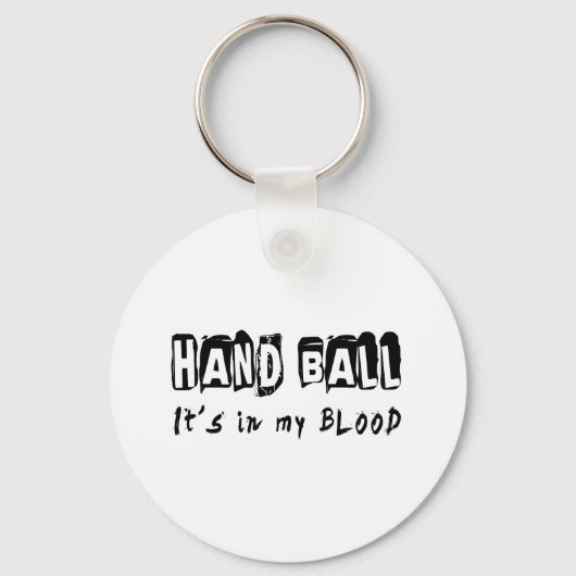 Handball Het zit in mijn bloed Sleutelhanger (Voorkant)