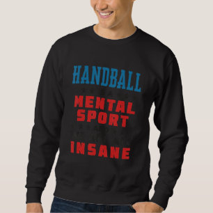 Handball is een tandheelkundige sportspelerstrook trui