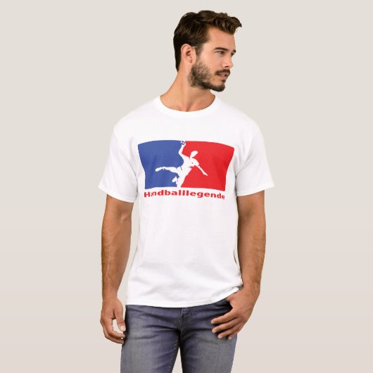 Handball Legende pictogram T-shirt (Voorkant volledig)