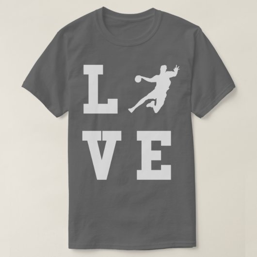 Handball Love 1 T-shirt (Design voorkant)