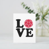 Handball Love Briefkaart (Staand voorkant)
