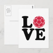 Handball Love Briefkaart (Voorkant / Achterkant)
