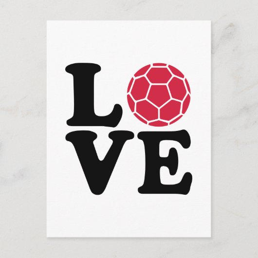 Handball Love Briefkaart (Voorkant)