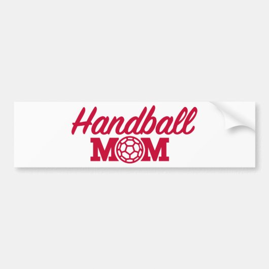 Handball mama bumpersticker (Voorkant)