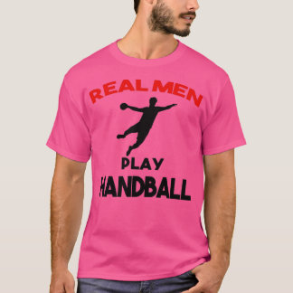Handball mannen sport geweldige cadeauidee Echte m T-shirt