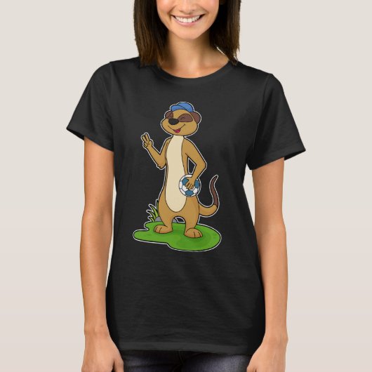 Handball Meerkat Handball-speler T-shirt (Voorkant)