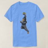 Handball Monkey Handball-speler T-shirt (Design voorkant)