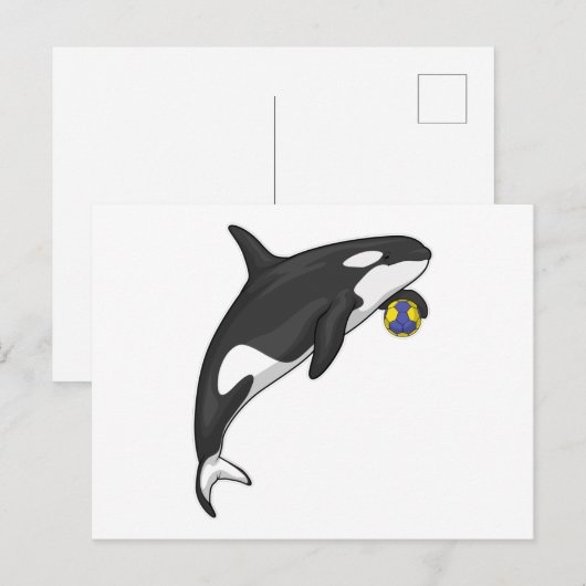 Handball Orca Handball Briefkaart (Voorkant / Achterkant)