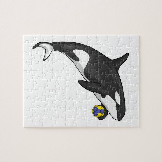 Handball Orca Handball Legpuzzel (Horizontaal)