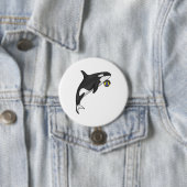 Handball Orca Handball Ronde Button 7,6 Cm (In situ)