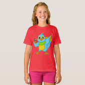 Handball Parrot Handball T-shirt (Voorkant volledig)