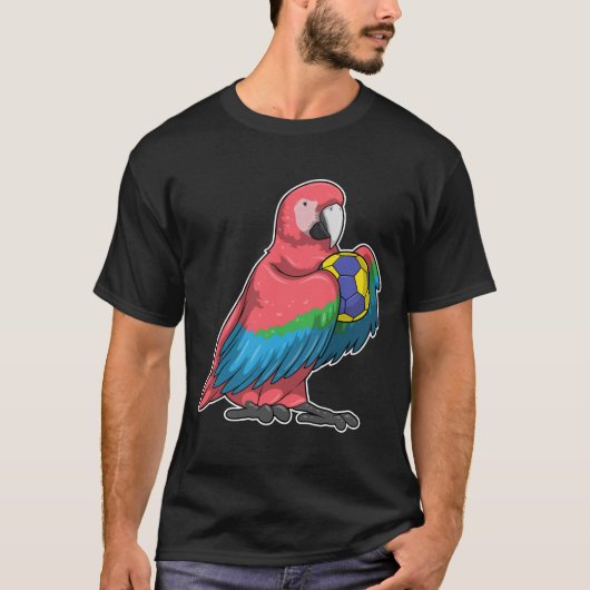 Handball Parrot Handball T-shirt (Voorkant)