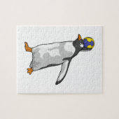 Handball Penguin Handball Legpuzzel (Horizontaal)