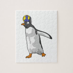 Handball Penguin Handball Legpuzzel