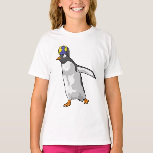 Handball Penguin Handball T-shirt (Voorkant)