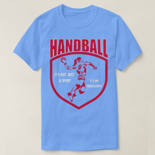 Handball Philosophy Sport T-shirt (Design voorkant)
