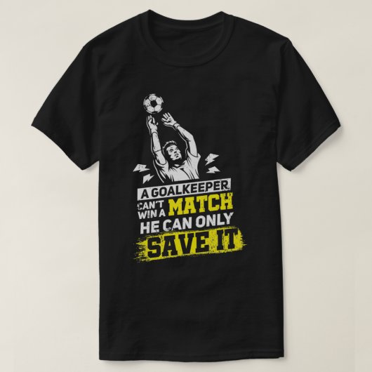 Handball Player Funny Sport Team Gift Idea Goalkee T-shirt (Design voorkant)