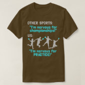 Handball Player Funny Sport Team Gift Idea Practic T-shirt (Design voorkant)