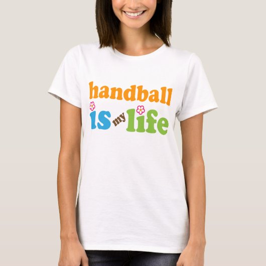 Handball Player Gift Girls T-shirt (Voorkant)