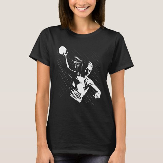 Handball Player Handball Ball Outfit Handball Live T-shirt (Voorkant)