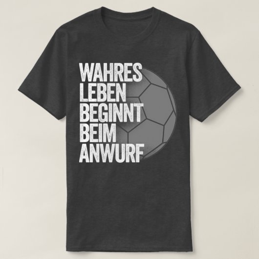 Handball Player Handball Player Giften Handball 1 T-shirt (Design voorkant)