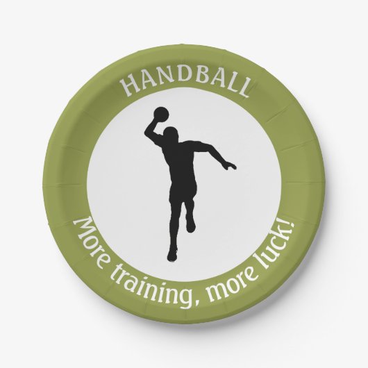 HANDBALL PLAYER PAPIEREN BORDJE (Voorkant)