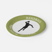 HANDBALL PLAYER PAPIEREN BORDJE (Gekanteld)
