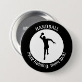 HANDBALL PLAYER RONDE BUTTON 7,6 CM (Voorkant /achterkant)