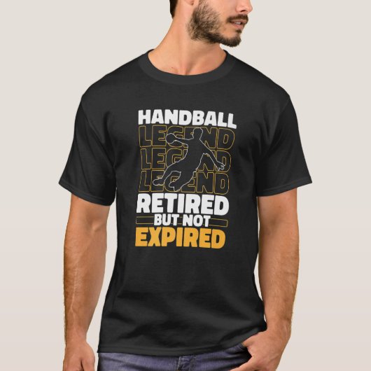 Handball Retired Sport  Handball T-shirt (Voorkant)