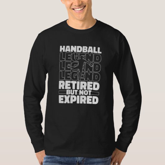 Handball Retiree  Sport Handball T-shirt (Voorkant)