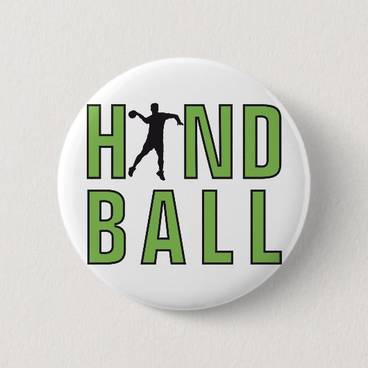 Handball Ronde Button 5,7 Cm (Voorkant)