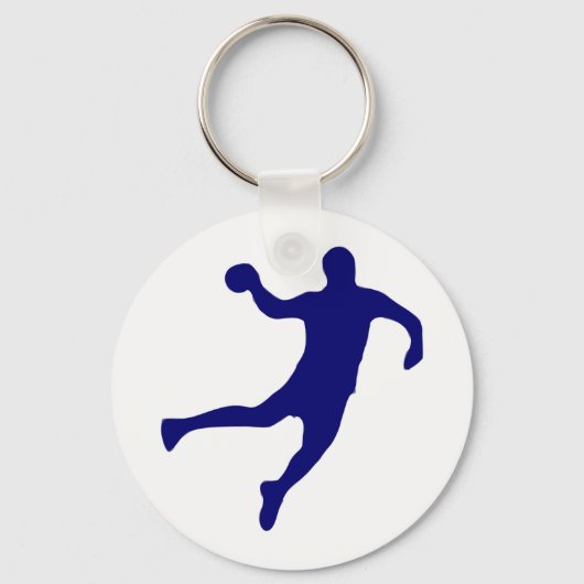 Handball Silhouette Sleutelhanger (Voorkant)