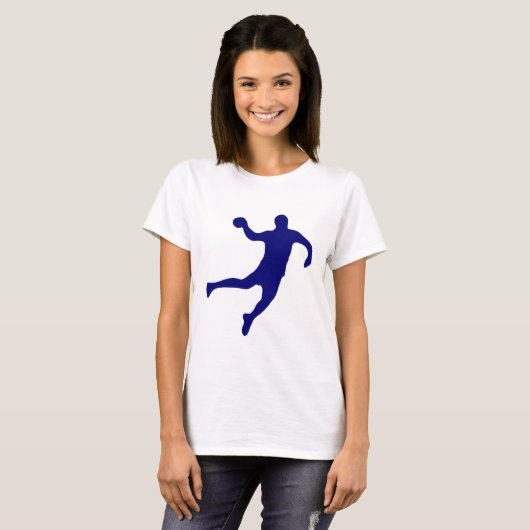 Handball Silhouette T-shirt (Voorkant volledig)