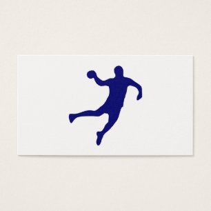 Handball Silhouette Visitekaartjes
